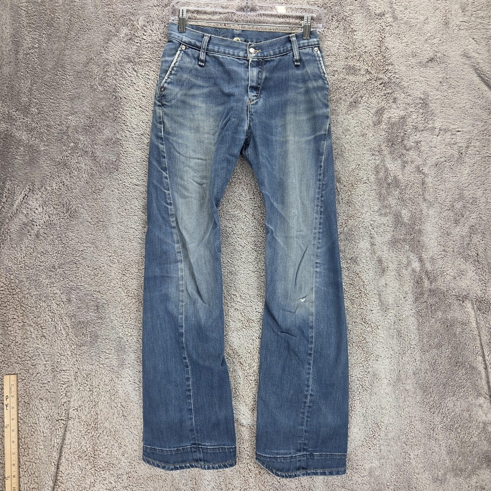 Vintage Levis Engineered Jeans Womens 27x32 Blue Twisted Zip Fly Medium Wash